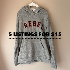 Oversized Longline Girls Hoodie from Old Navy - size M 8